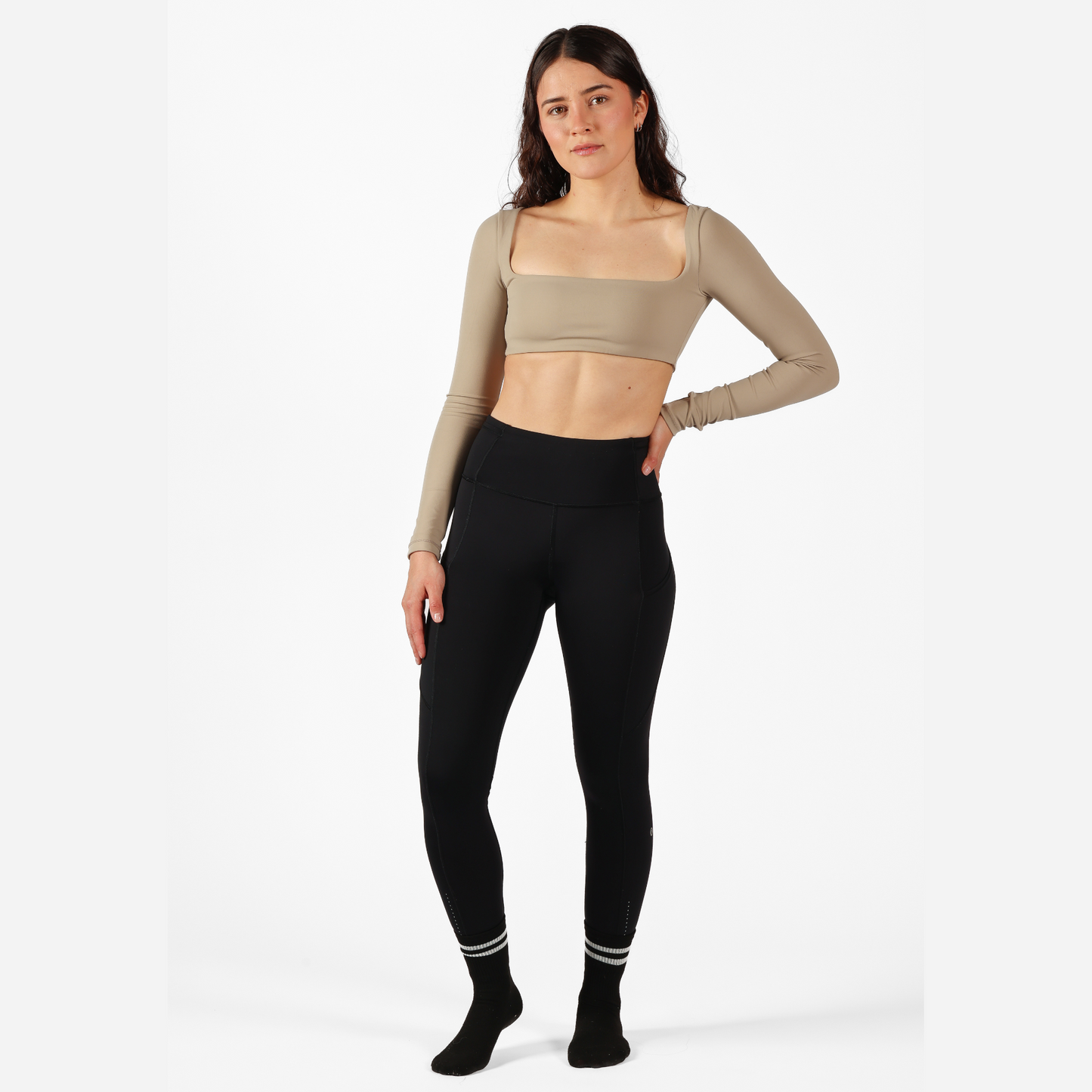Empower Taupe Top