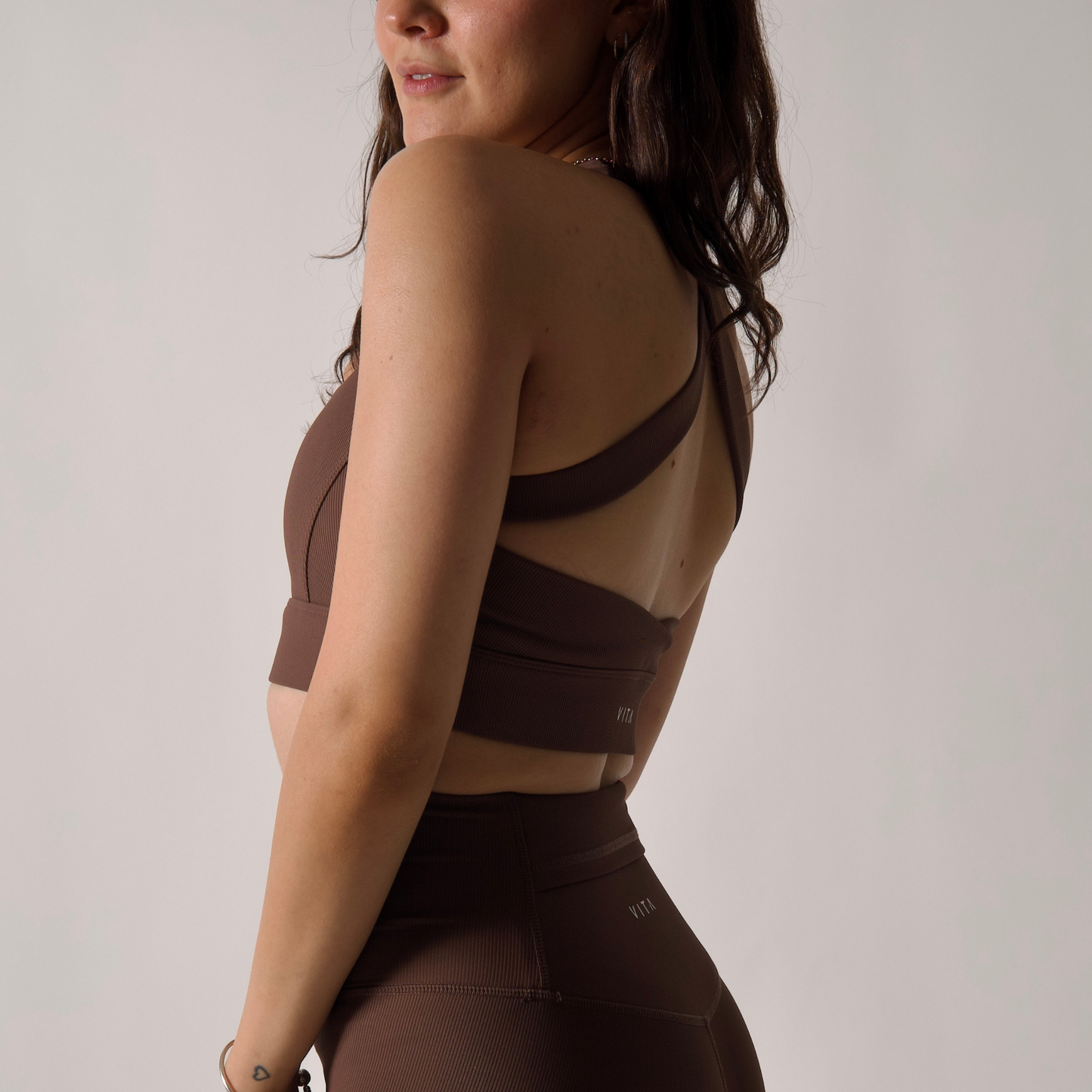 Mocha Ribbed Top