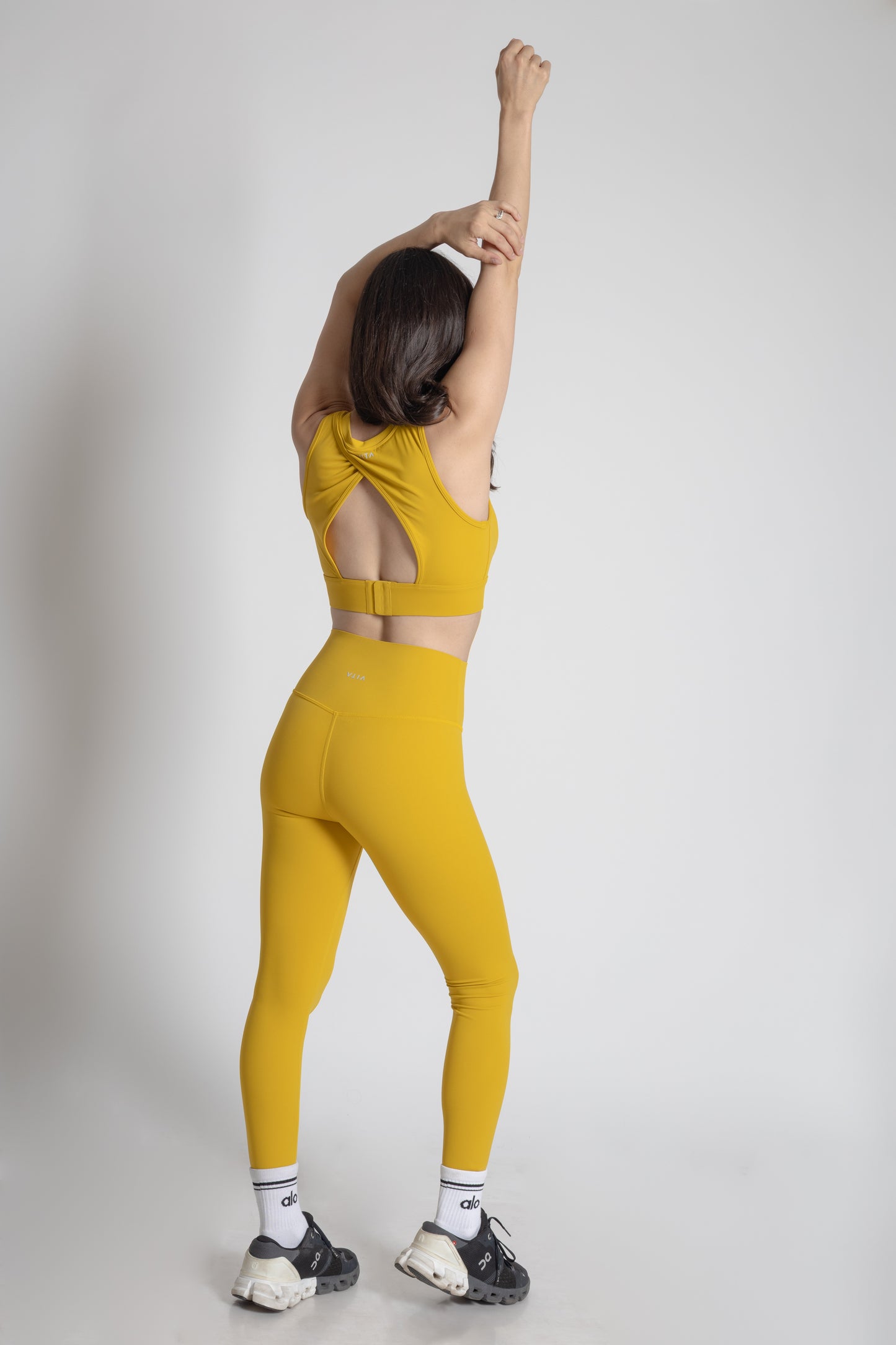 Chartreuse Pulse Leggings (Lycra)