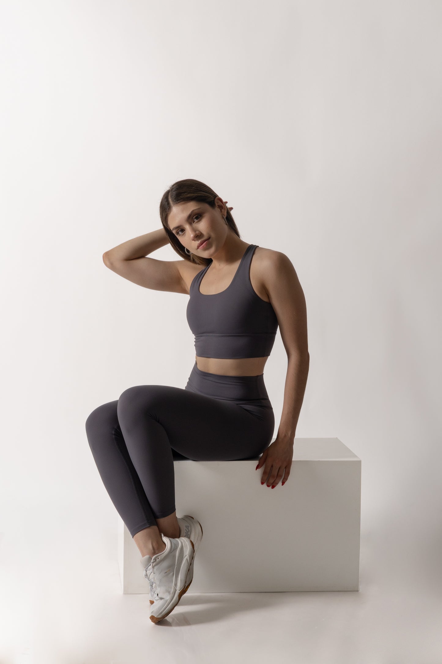 Ink Grey Basic Leggings