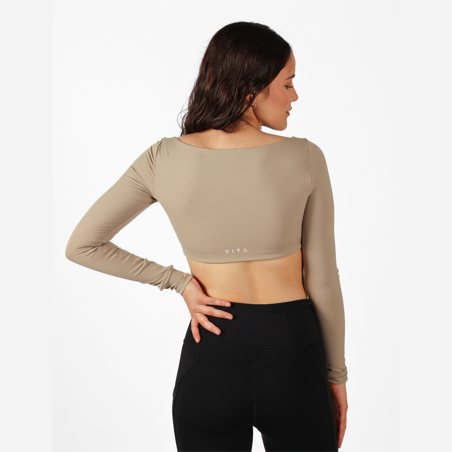 Empower Taupe Top