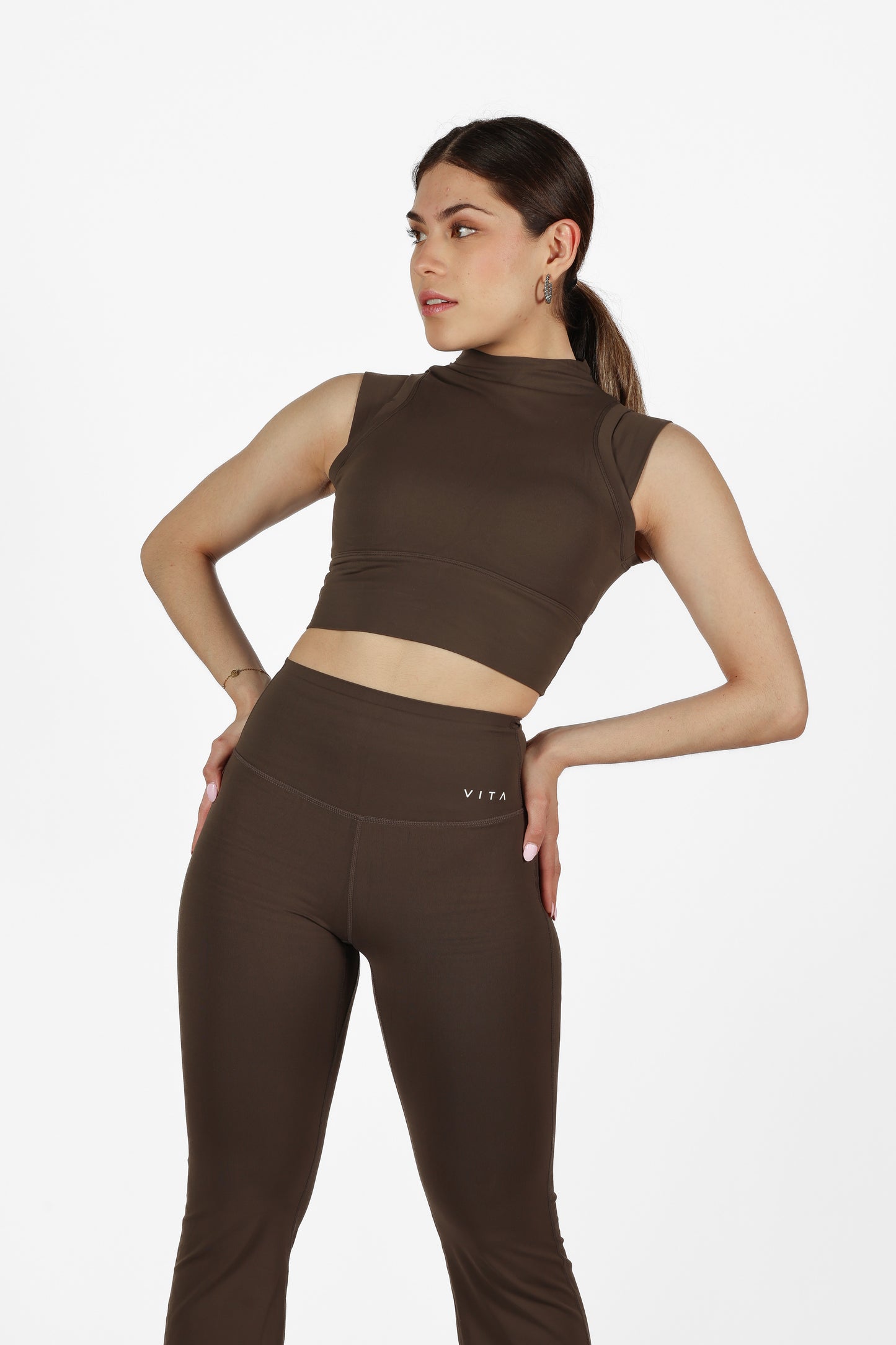 Sleek mocha leggings