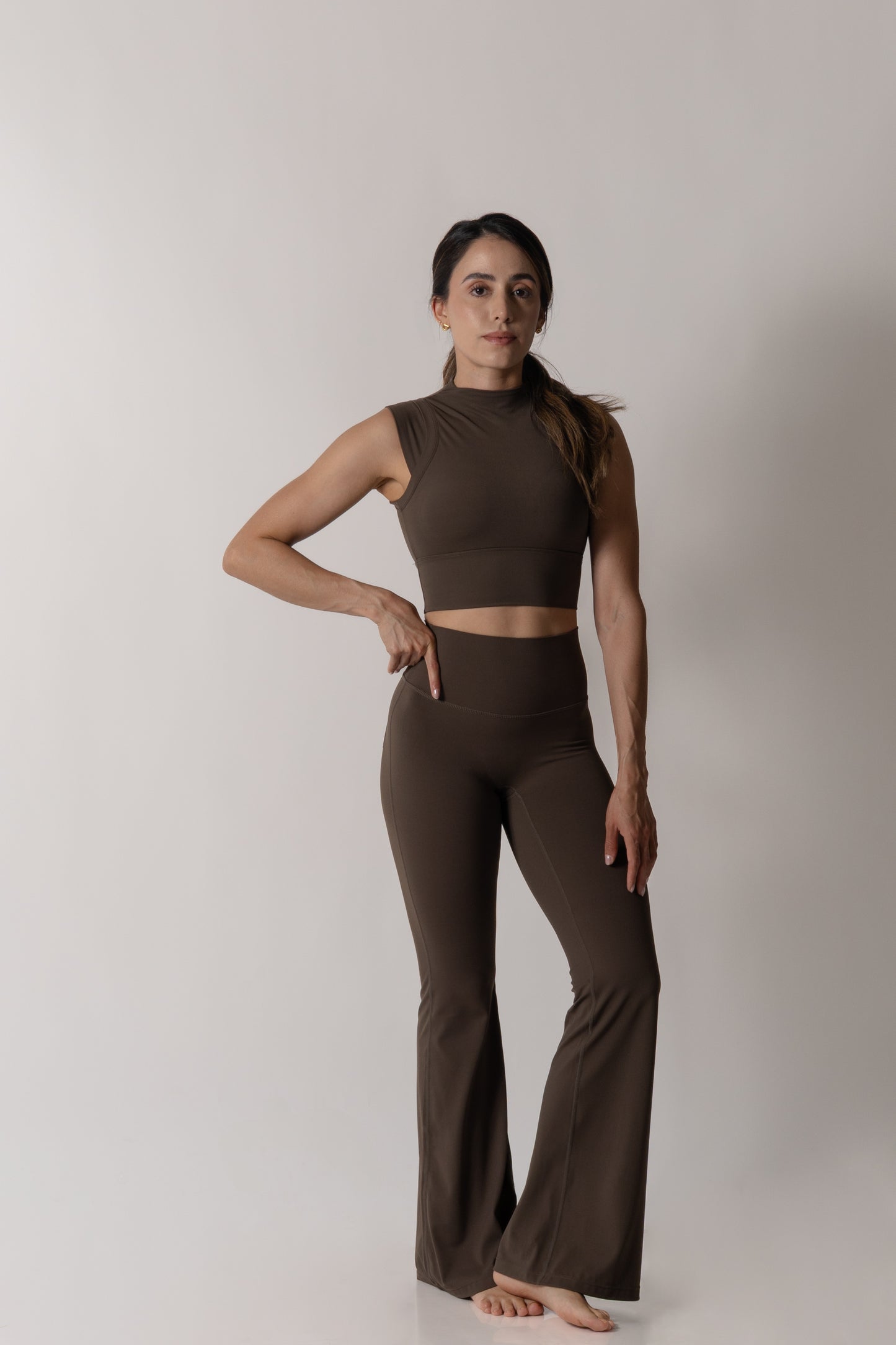 Sleek mocha leggings