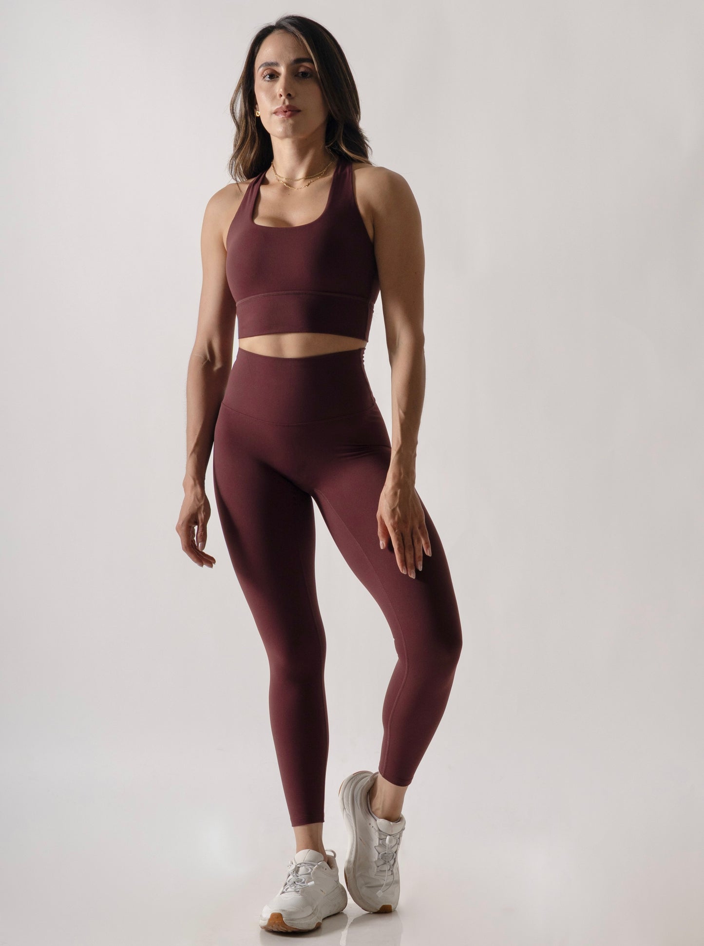 Deep Wine Basic Leggings