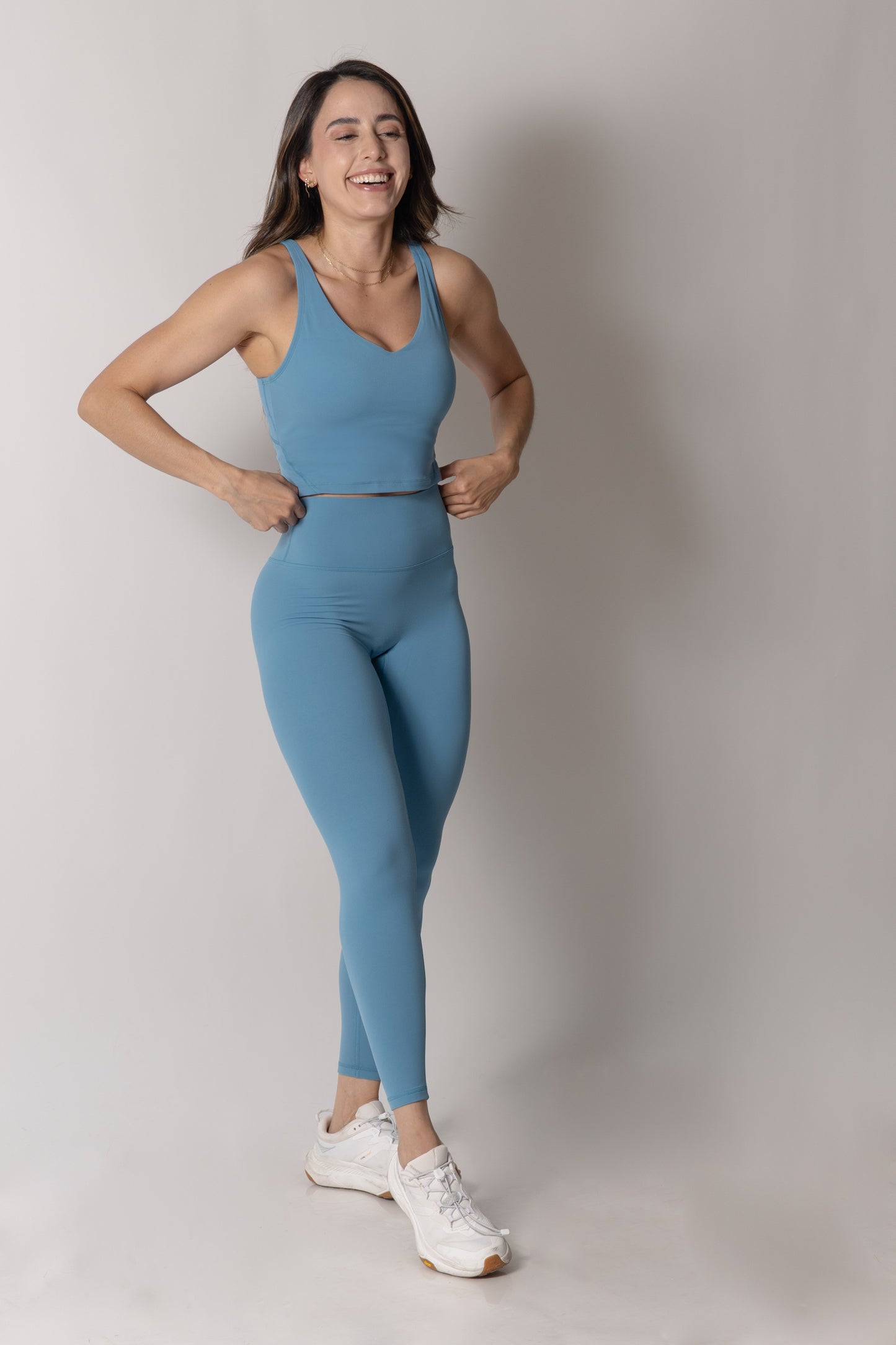 Teal Blue Essential Top
