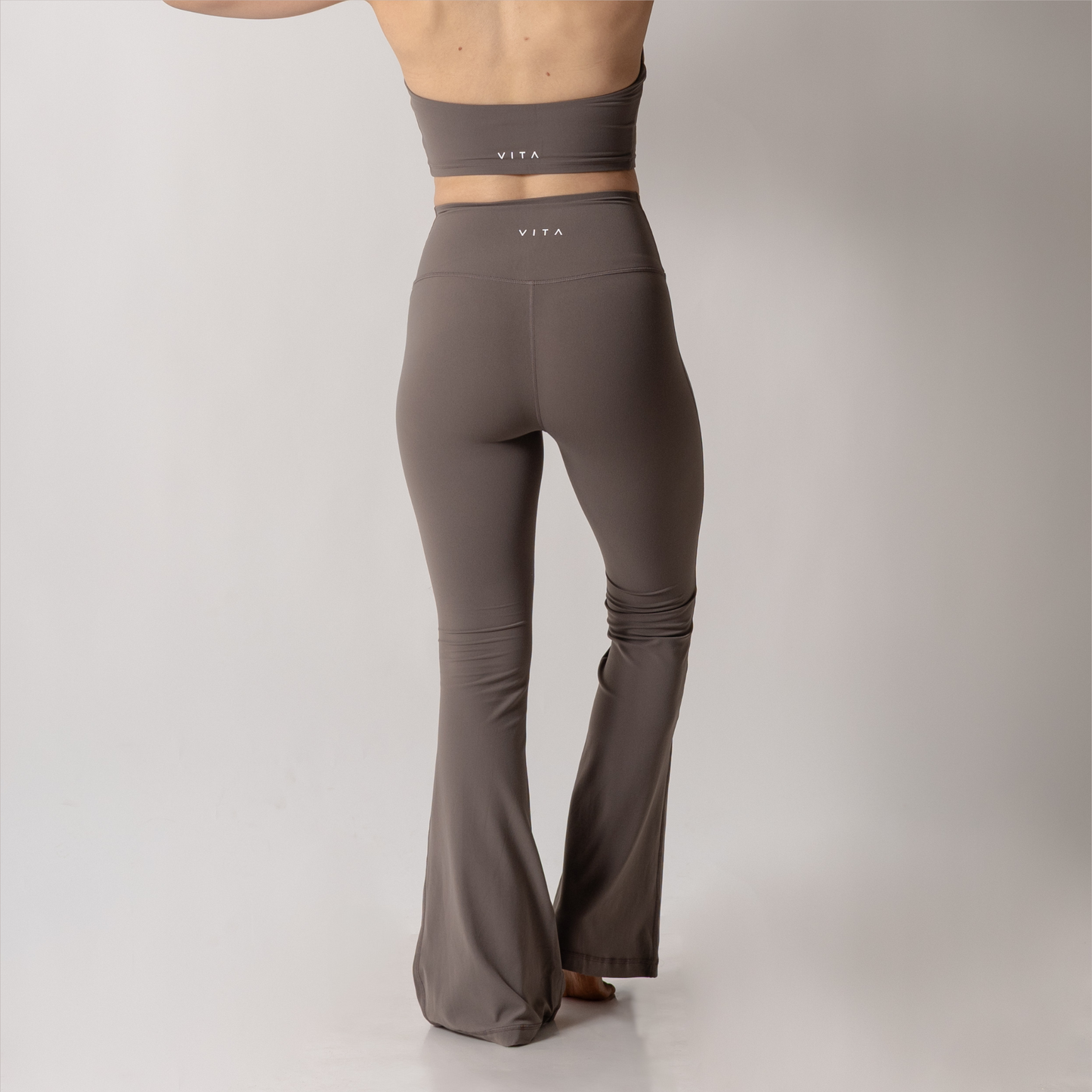 Brown Flare Leggings