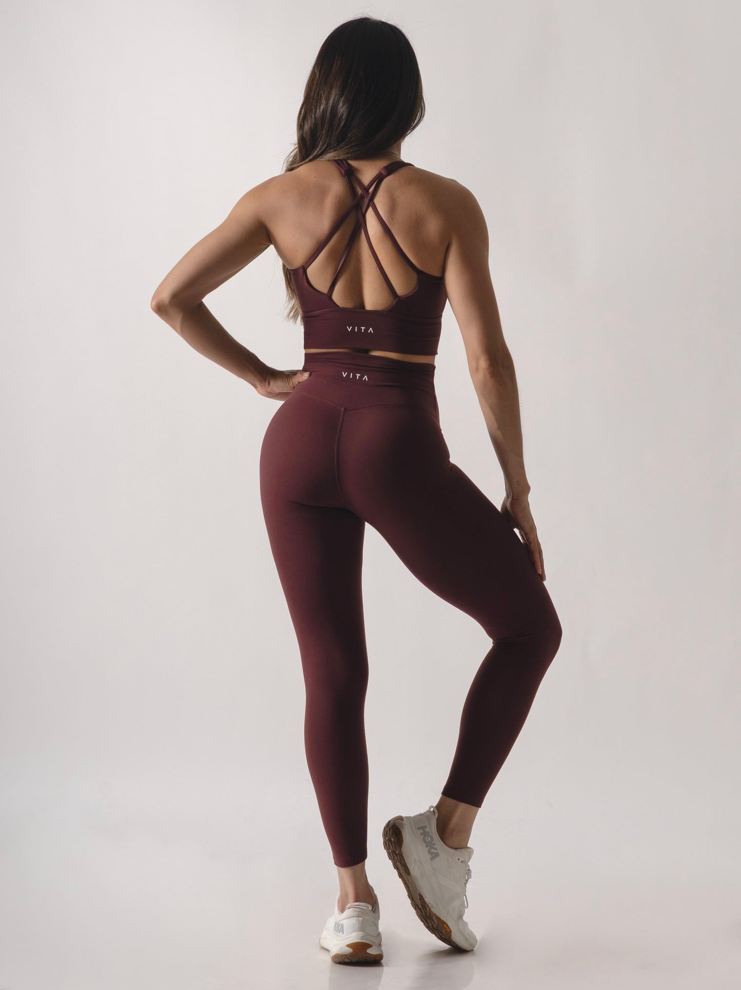 Deep Wine Basic Leggings