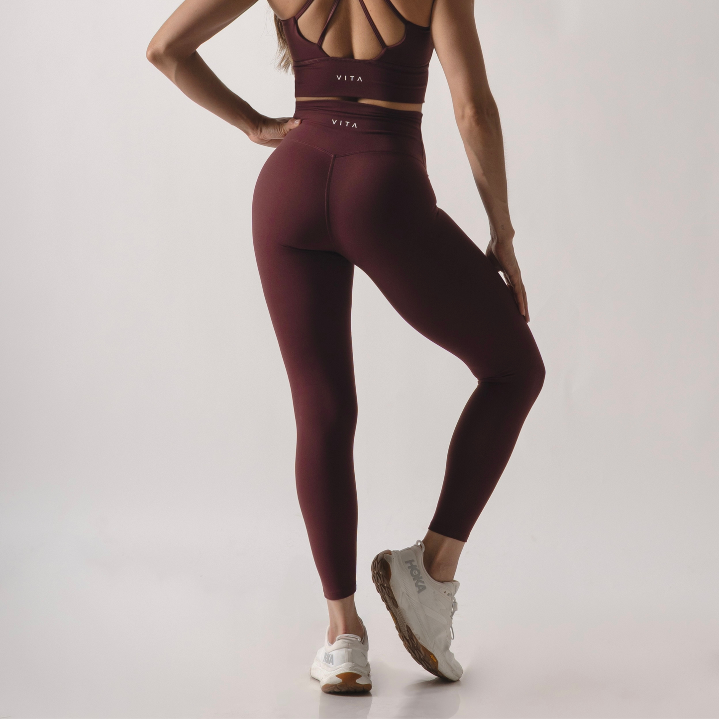 Deep Wine Basic Leggings