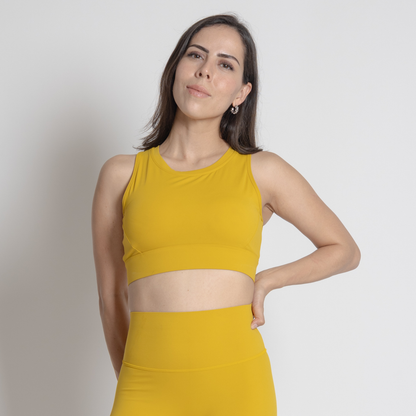 Chartreuse Pulse Top (Lycra)