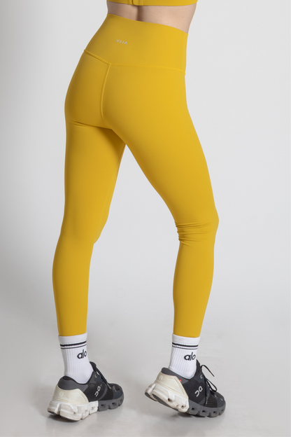 Chartreuse Pulse Leggings (Lycra)