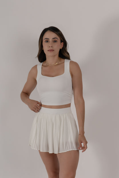 Riviera White Skirt