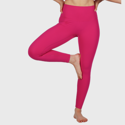 Magenta Basic Leggings