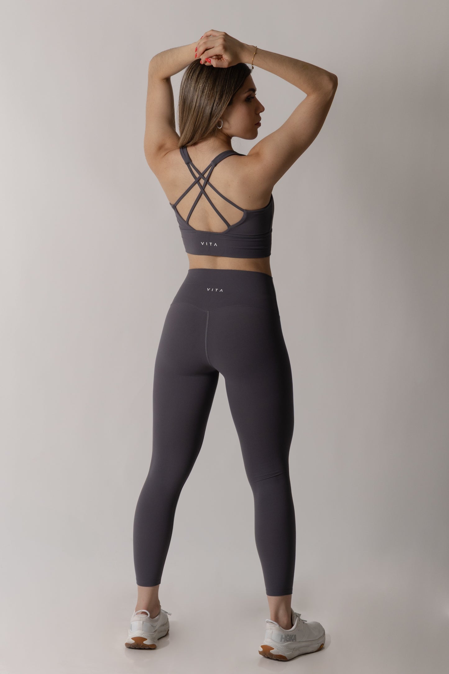 Ink Grey Basic Leggings