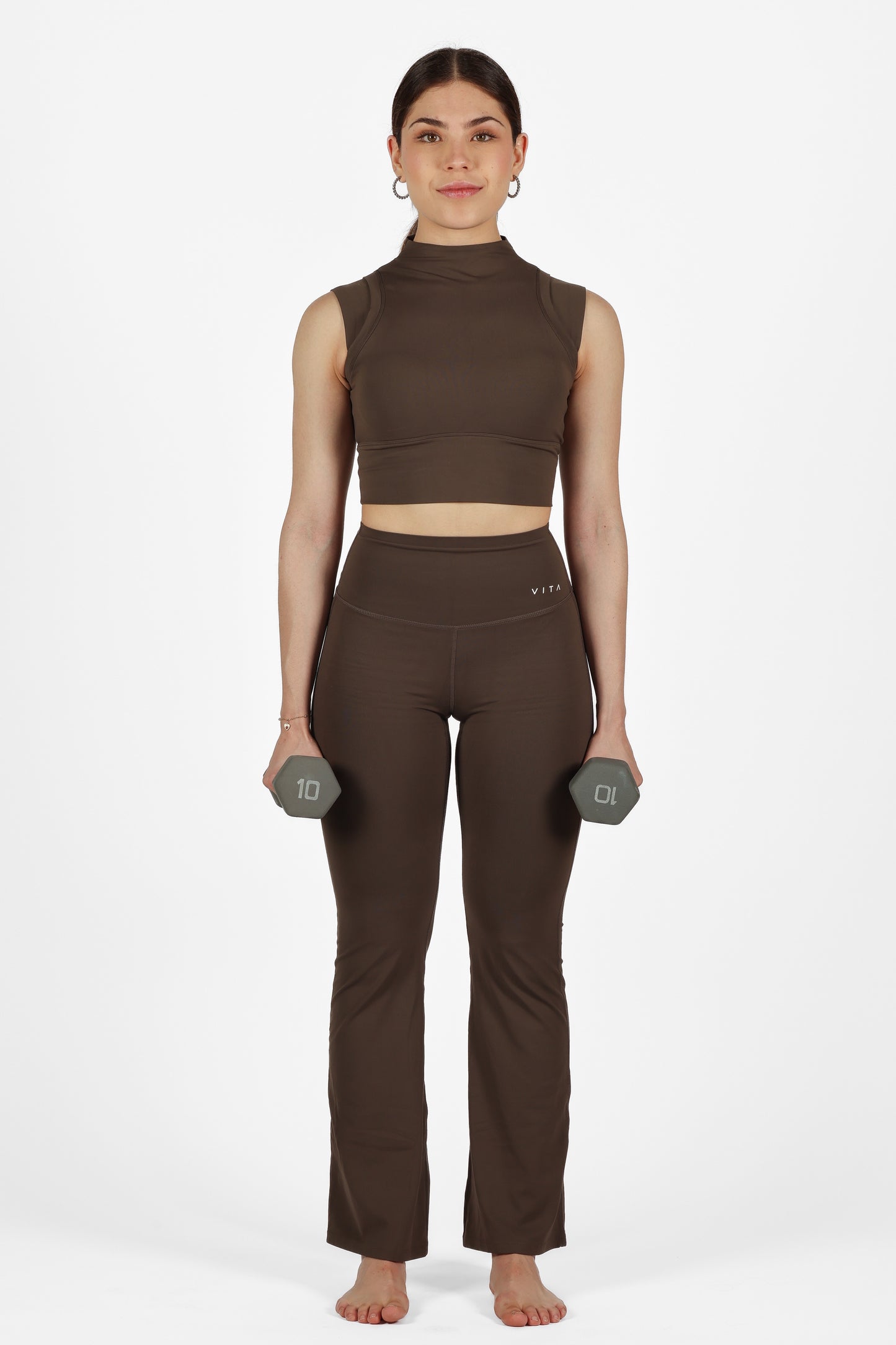 Sleek mocha leggings