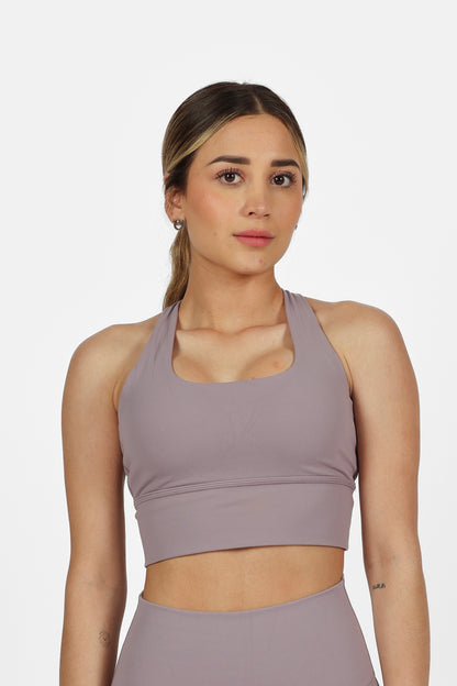 Light lilac basic sport bra