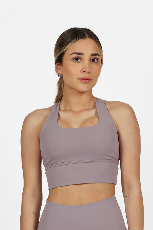 Light lilac basic sport bra