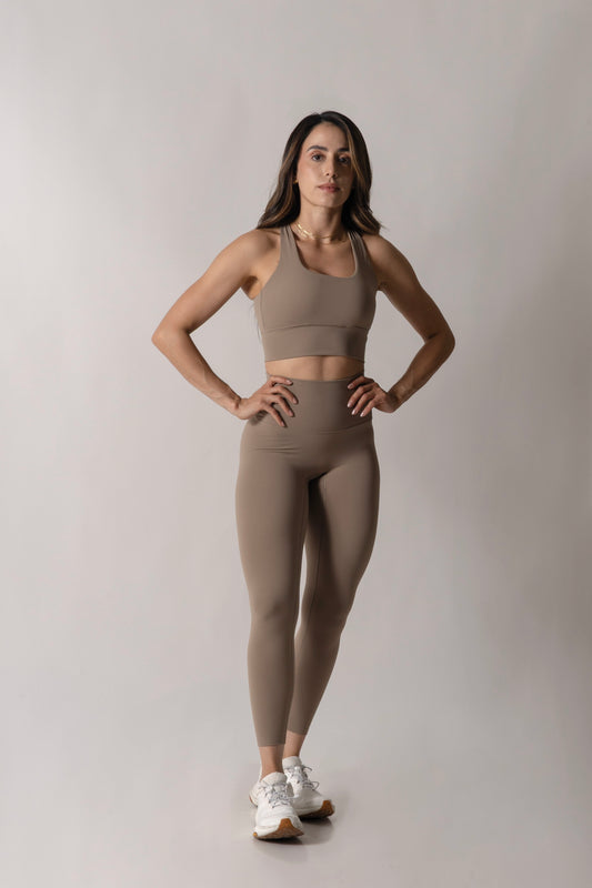 Warm sand basic leggings