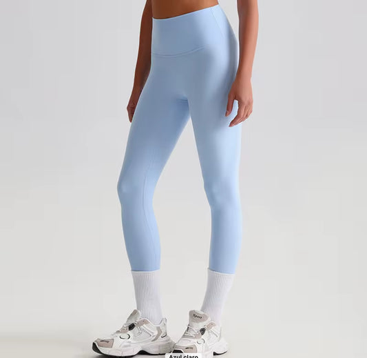 Ice Blue Basic Leggings