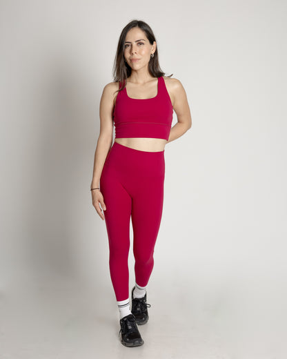 Berry Cherry Basic Leggings