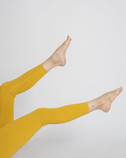 Chartreuse Pulse Leggings (Lycra)