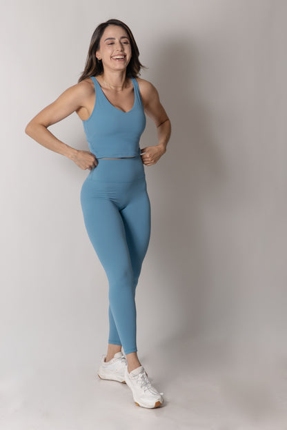 Teal Blue Essential Leggings