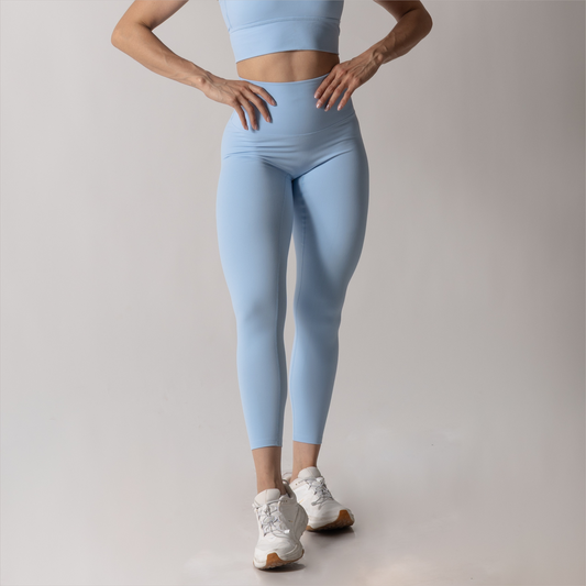 Ice Blue Basic Leggings