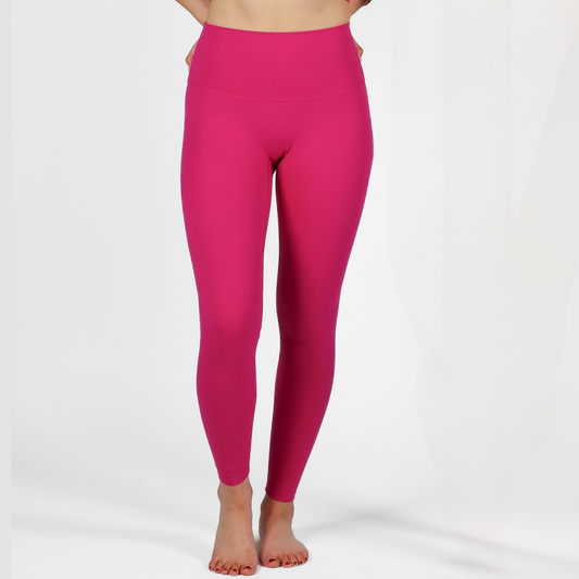 Magenta Basic Leggings