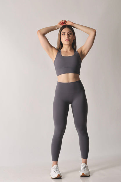 Ink Grey Basic Leggings