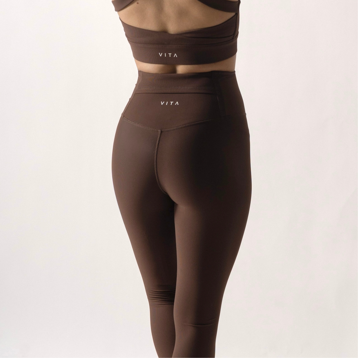 Mocha Ribbed Leggings