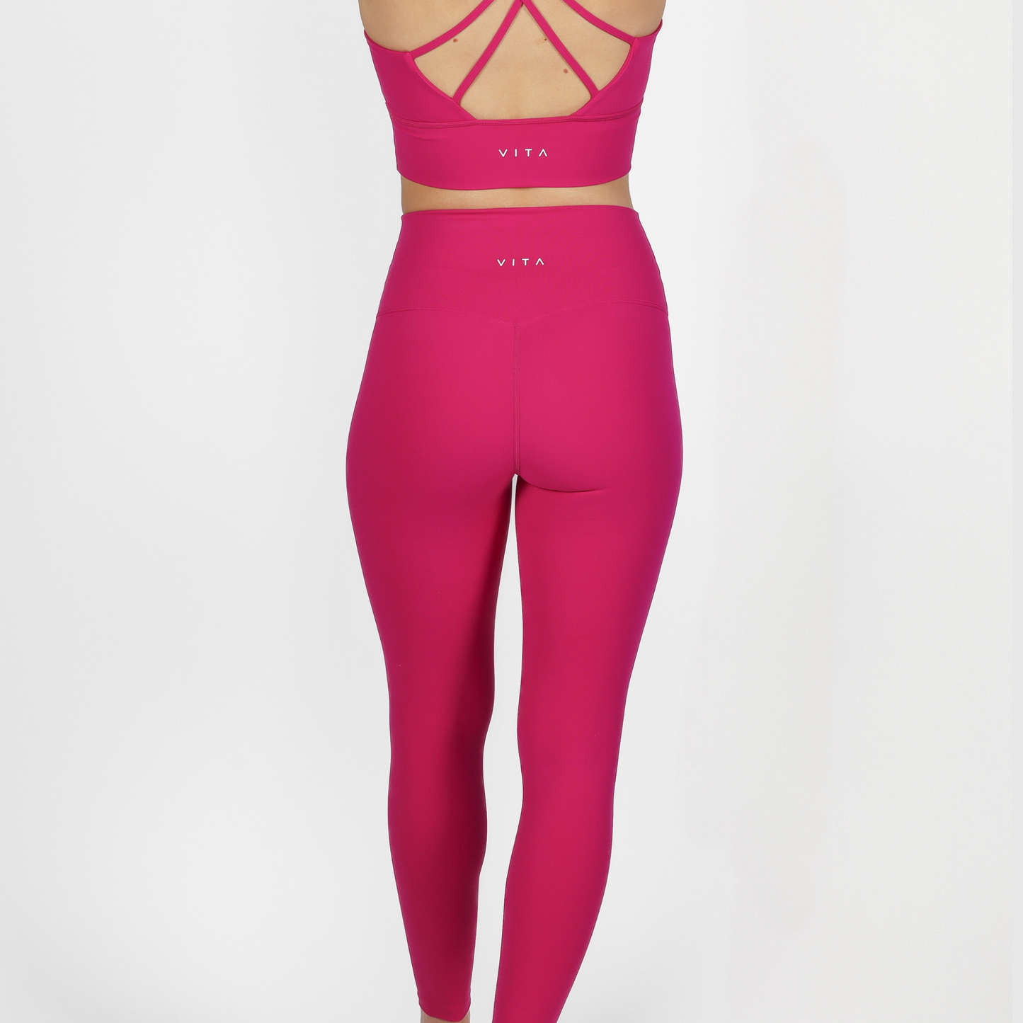 Magenta Basic Leggings