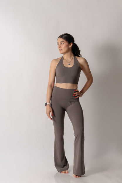 Brown Essential Halter Top