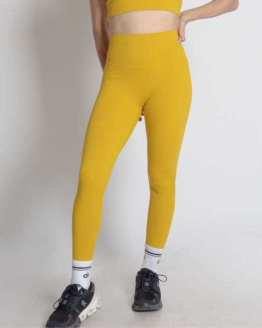 Chartreuse Pulse Leggings (Lycra)