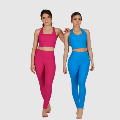 Magenta Basic Leggings