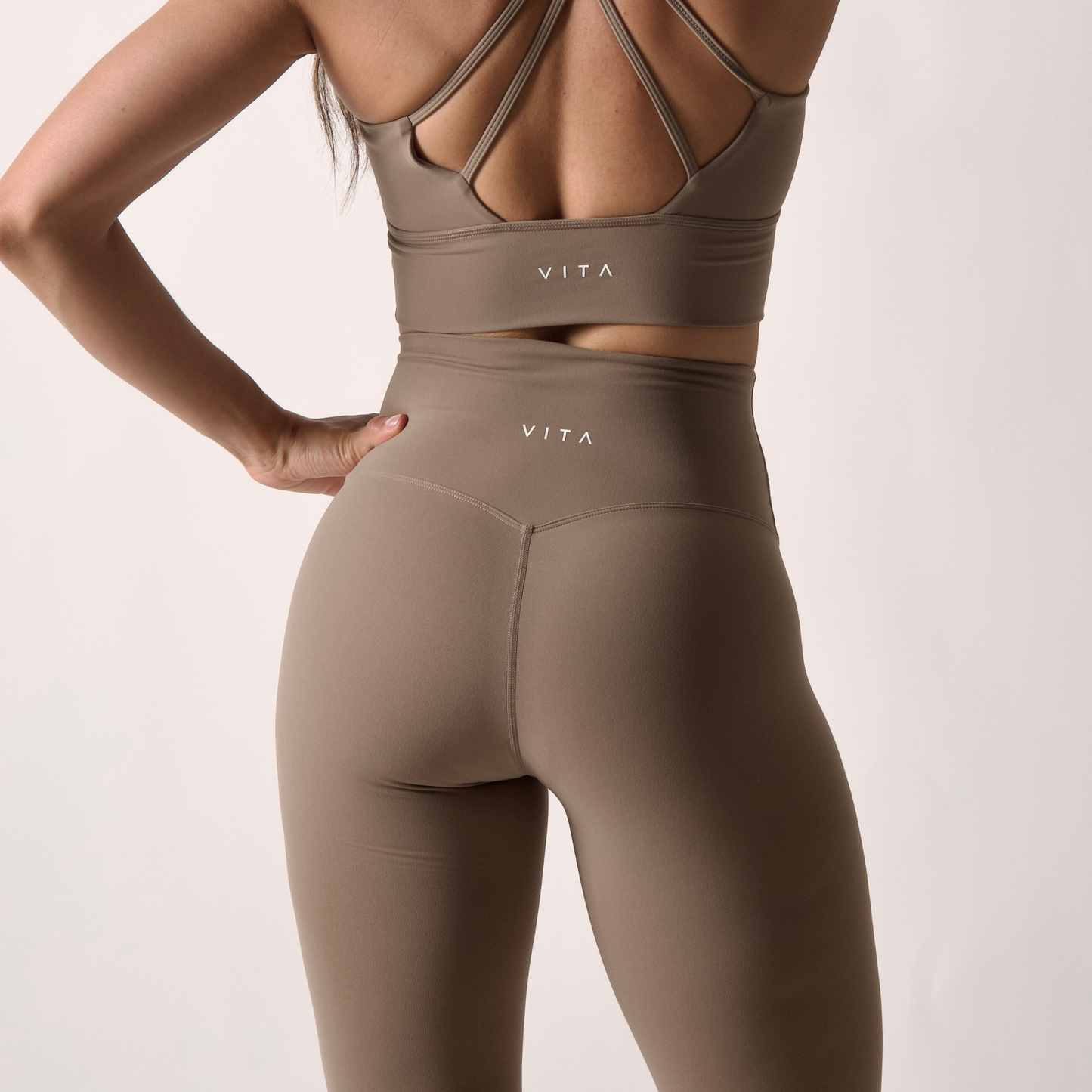 Warm sand basic leggings