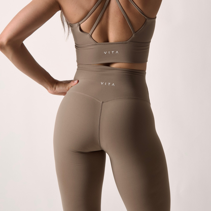 Warm sand basic leggings