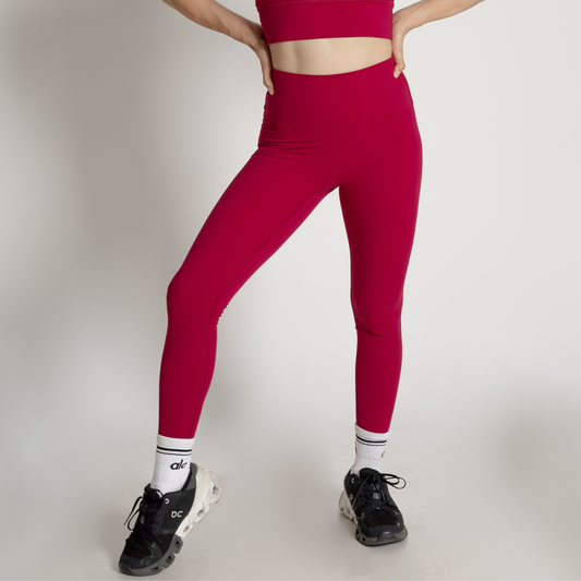 Berry Cherry Basic Leggings