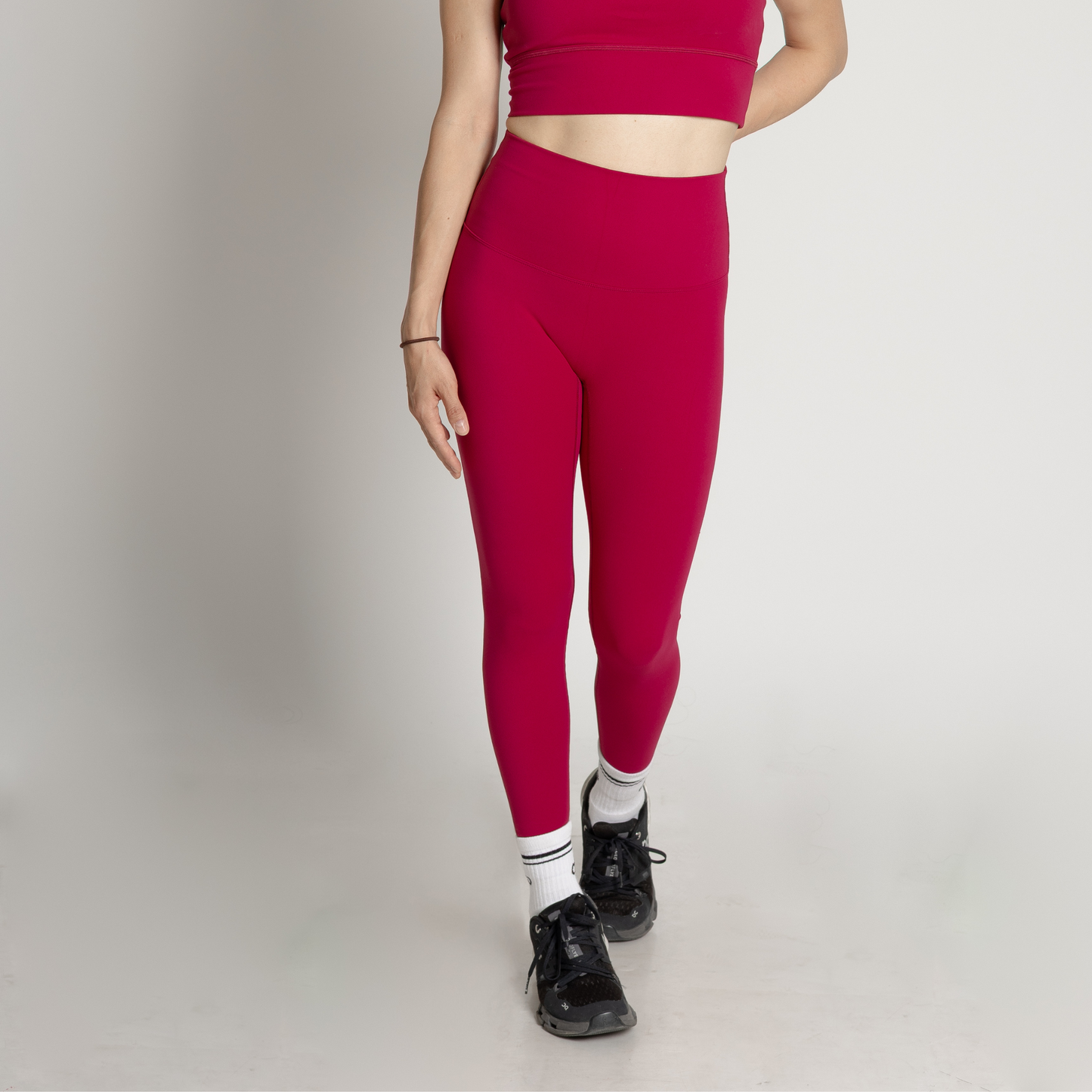 Berry Cherry Basic Leggings