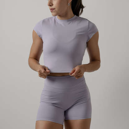 Glow Lavander Sleeve Top