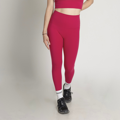 Berry Cherry Basic Leggings