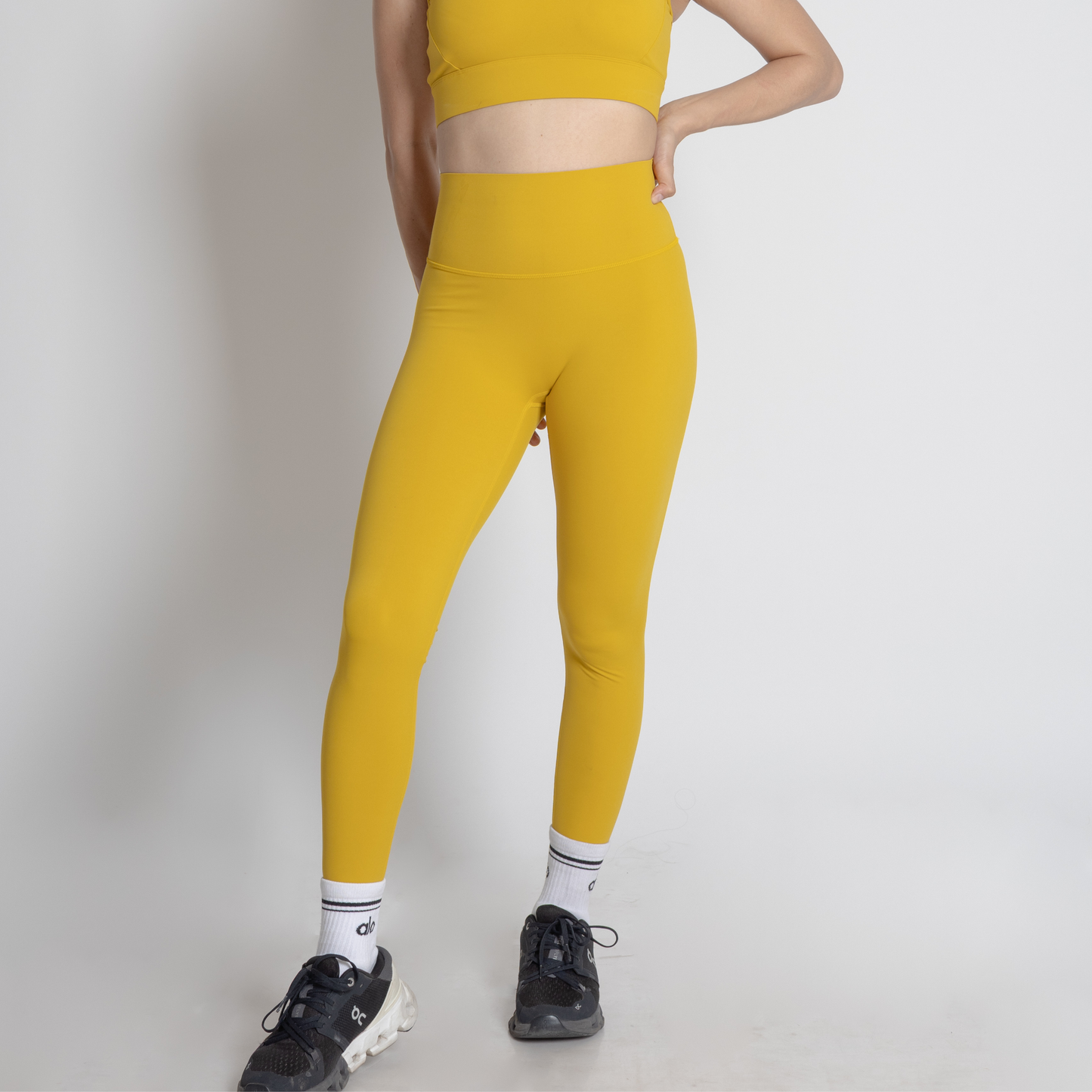 Chartreuse Pulse Leggings (Lycra)