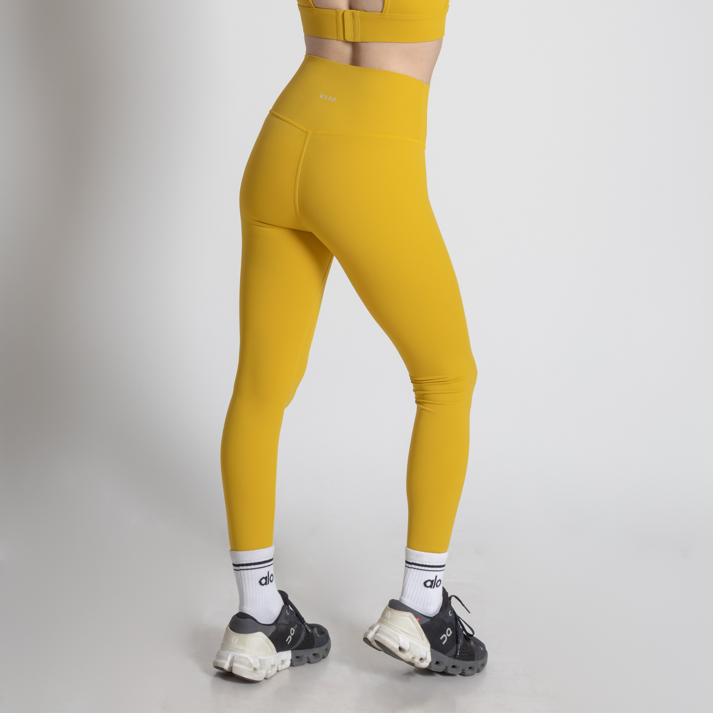 Chartreuse Pulse Leggings (Lycra)