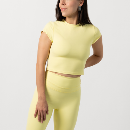 Glow Lemon Sleeve Top