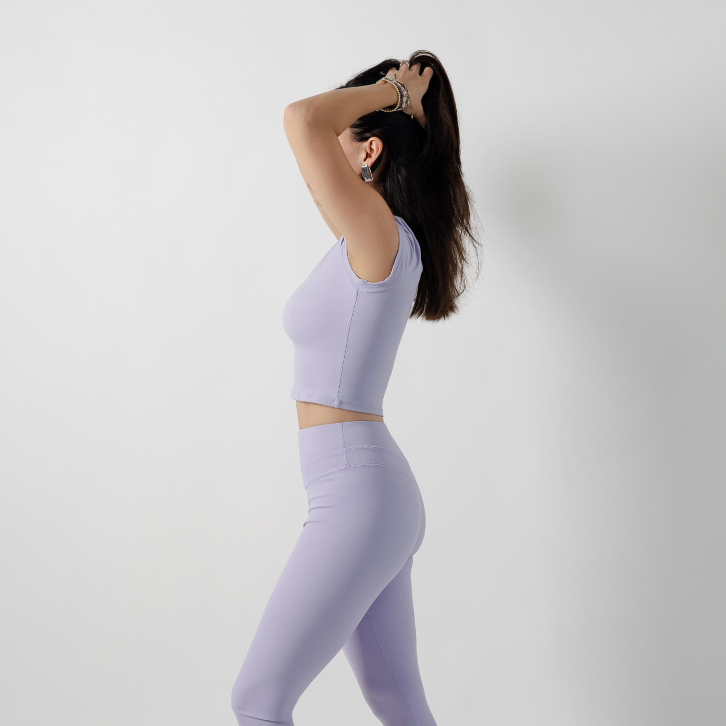 Glow Lavander Sleeve Top