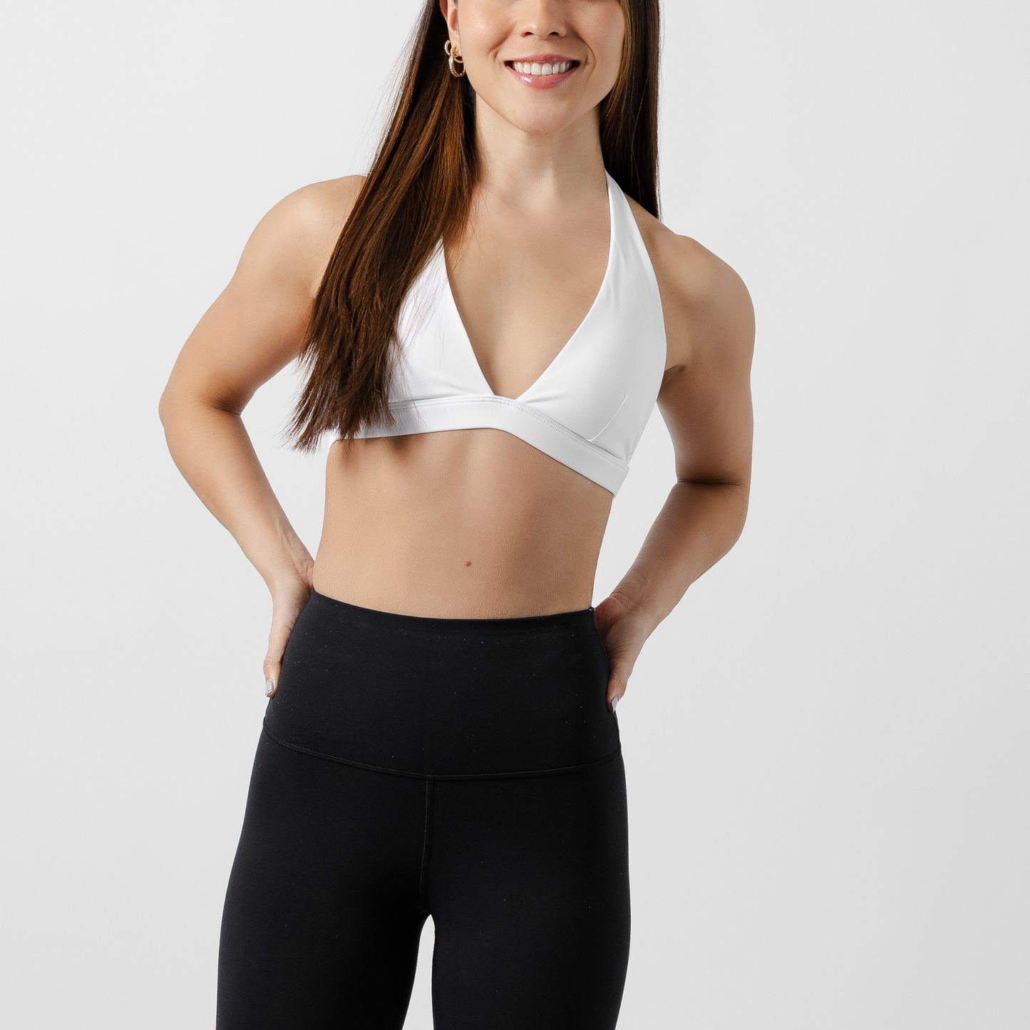 Top Halter Nova White