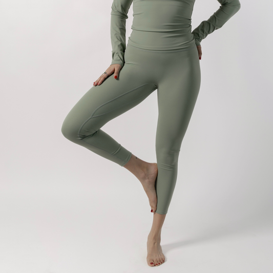 Green Sage Flow Leggings