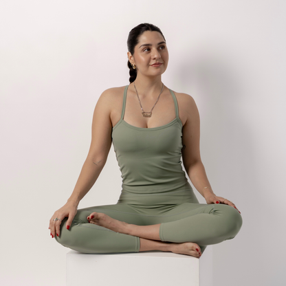 Green Sage Flow Top